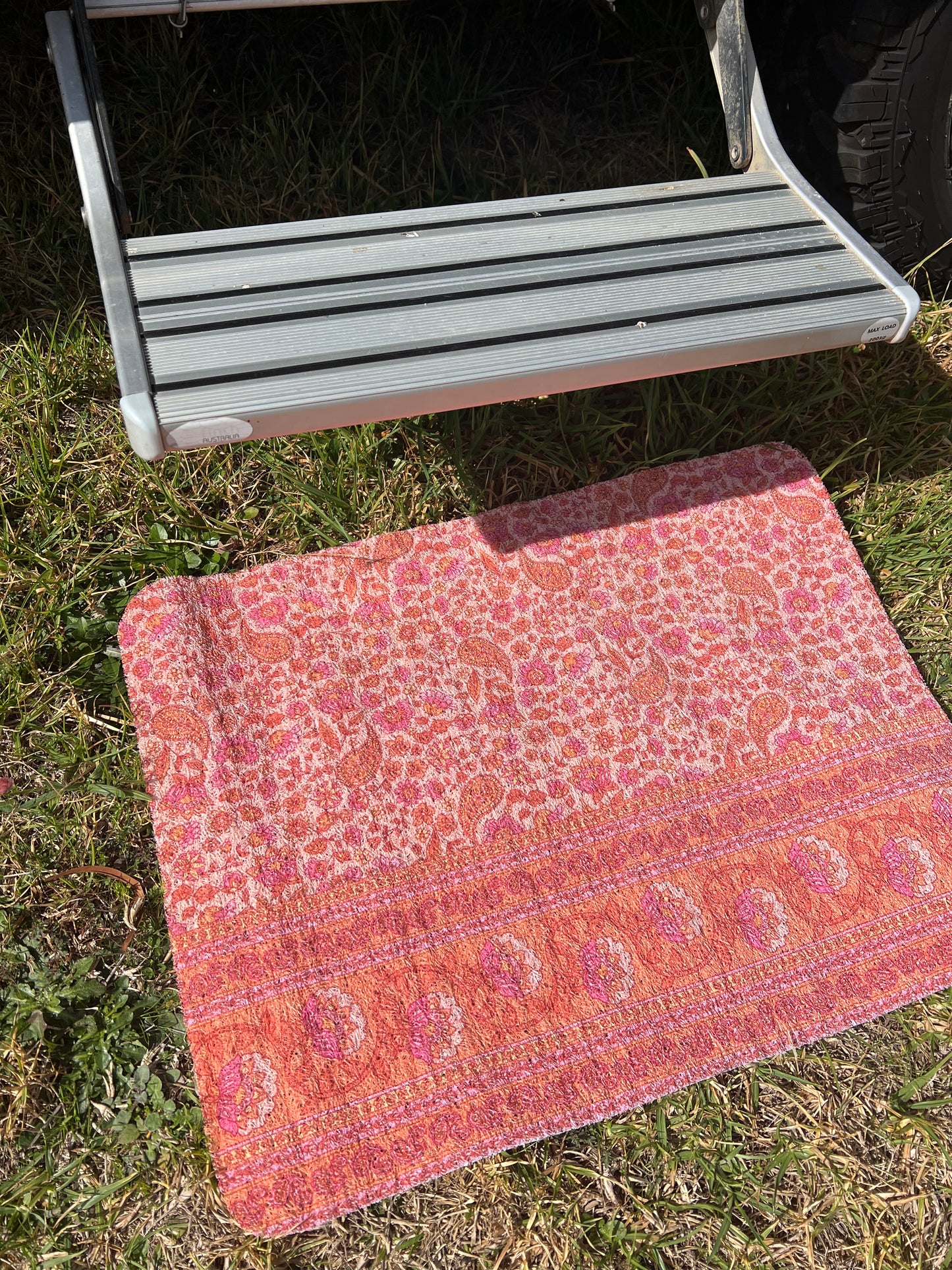 SALE - Step & Floor Mat SET - Just Peachy