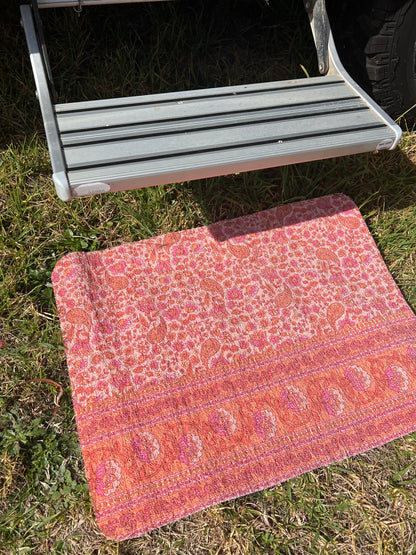 SALE - Step & Floor Mat SET - Just Peachy