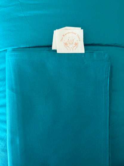 CLEARANCE- Teal Main bedding set