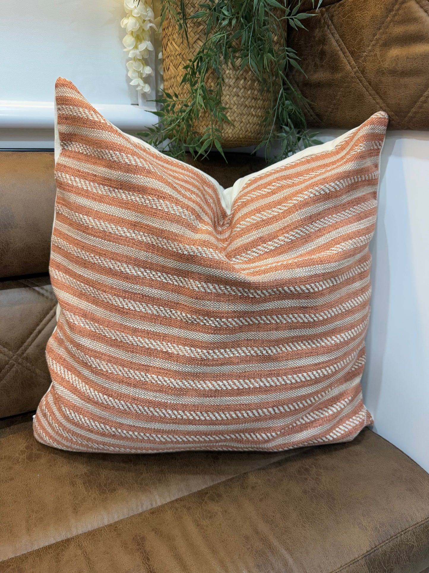 Earth Stripe Euro Cushion