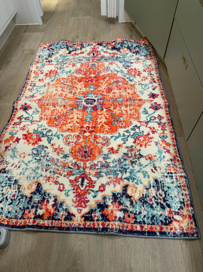 Boho floor rug