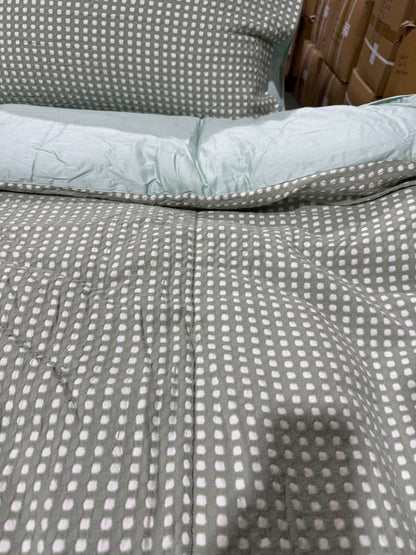 SECONDS - Sage Waffle Main Cotton- Only 1 Pillowcase - Sample Set