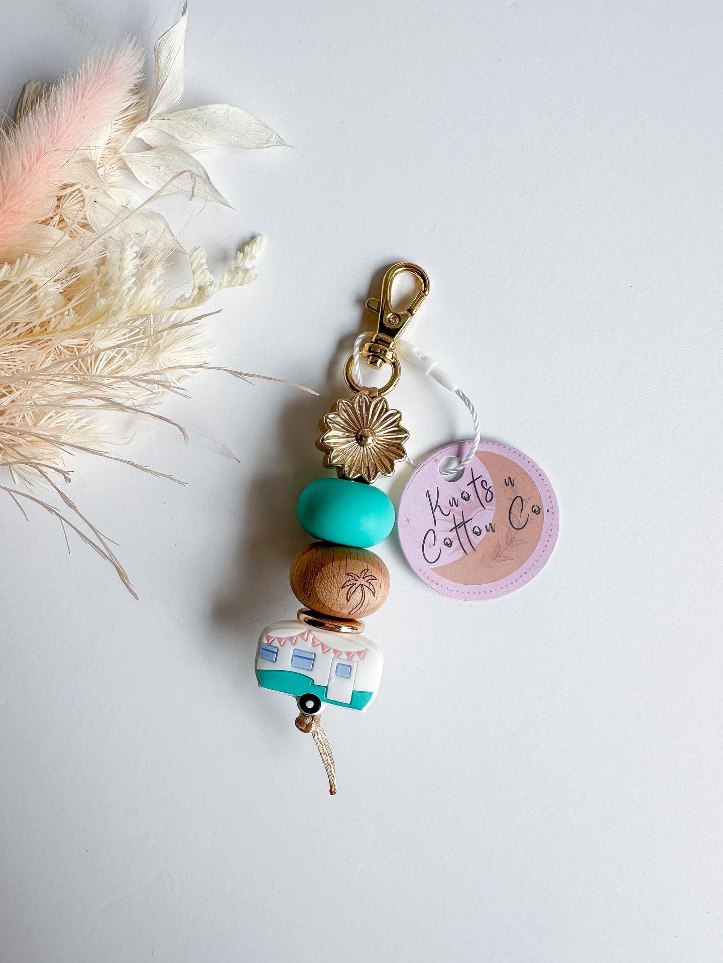 Wanderlust caravan keychains