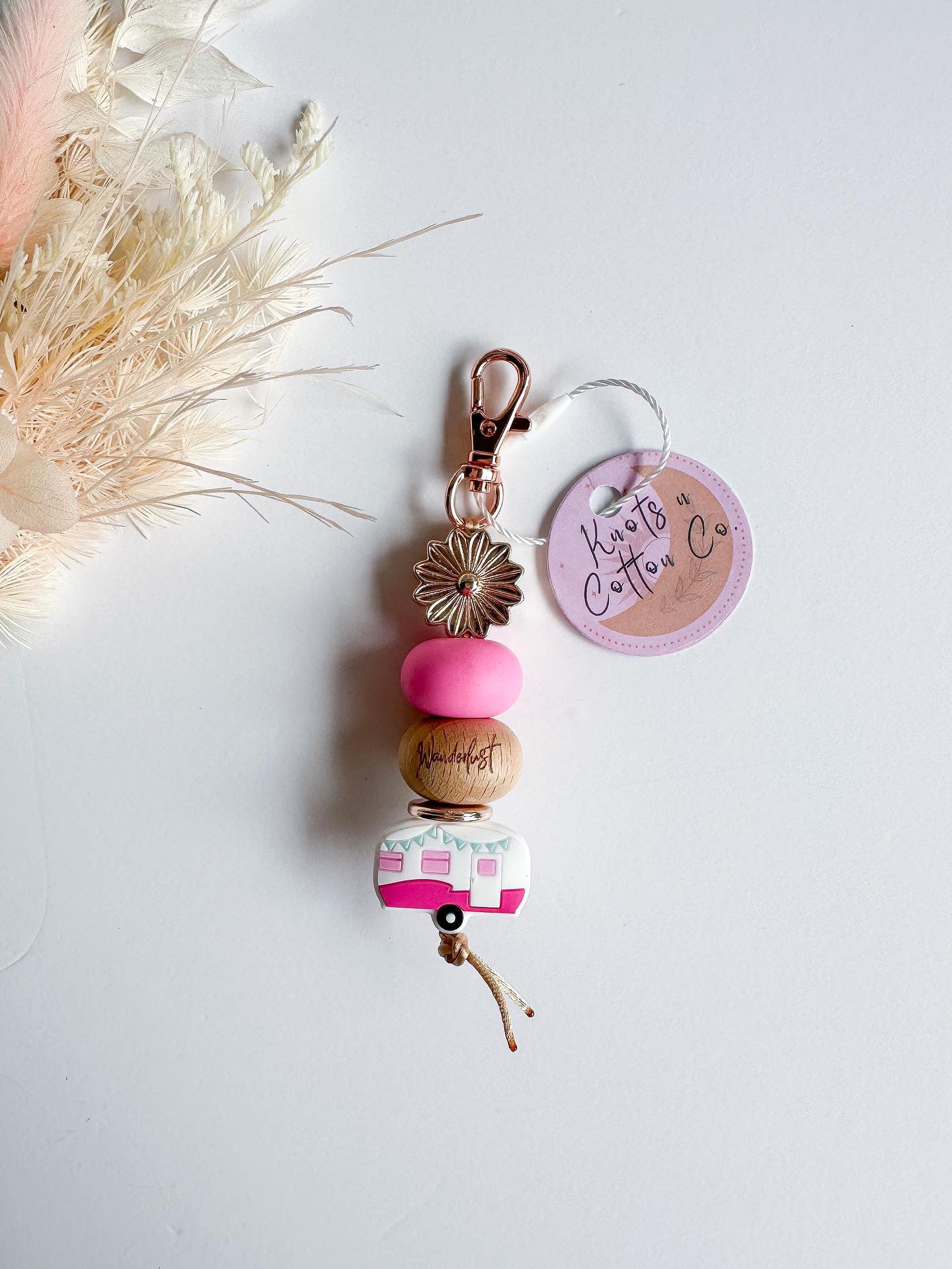 Wanderlust caravan keychains