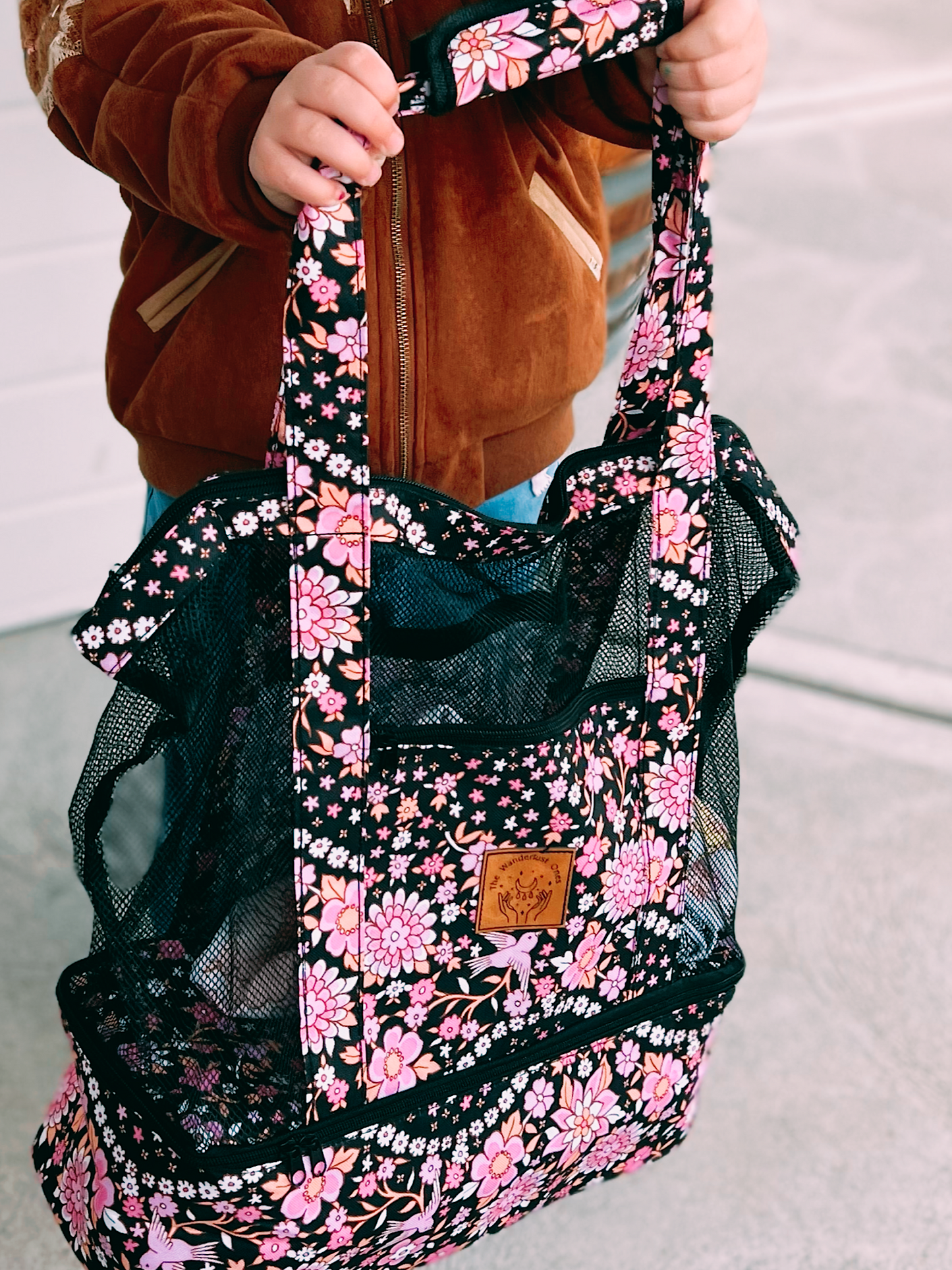 Wanderlust Beach Bag - Birdie Print